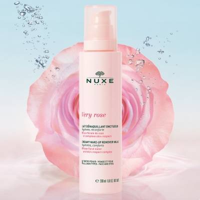 Nuxe Very Rose Creamy Make Up Remover Milk For Face & Eyes 200ml