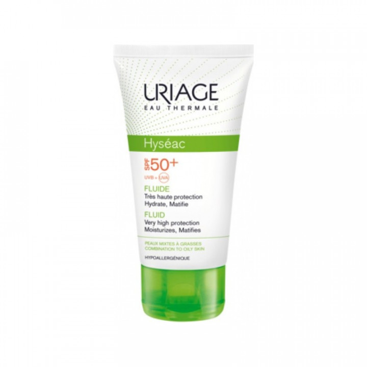 Uriage Hyseac Fluid Sunscreen Combination To Oily Skin 50ml Spf50