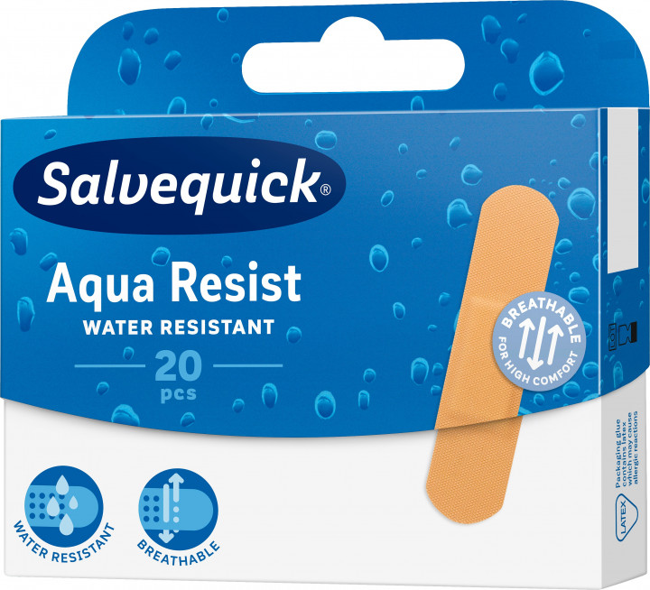 Salvequick Aqua Resist Plasters 20 Pieces