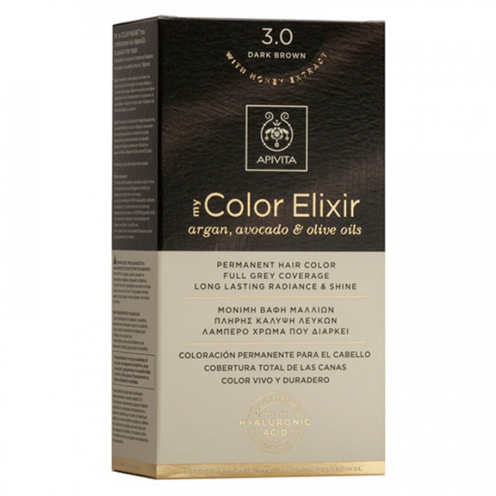 Apivita My Color Elixir Hair Dye Color 3.0 Dark Brown