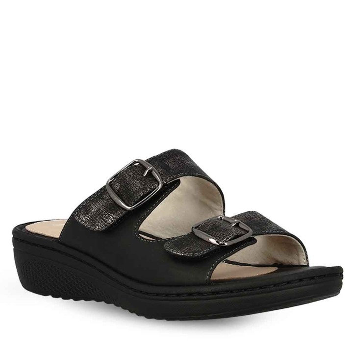 PAREX Black Women's Sliders S2022 (12125005) Size 37