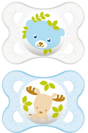 MAM Original Animal Soother Blue 2 x 0-6 months