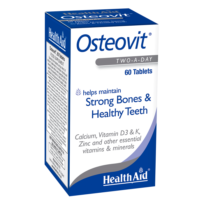 Health Aid Osteovit Calcium Plus Formula For Strong Bones & Healthy Teeth 60 Tablets
