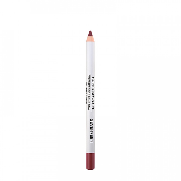 Seventeen Super Smooth Waterproof Lip Liner No 7 Light Cranberry Lip Liner