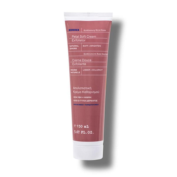 Korres Wild Rose Exfoliating Cleansing Cream, 150Ml