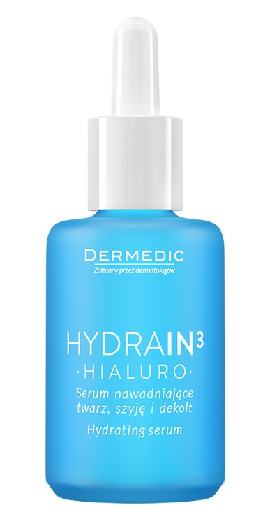 Dermedic Hydrain3 Hialuro Hydrating Serum For Face, Neck And Decollete 30Ml