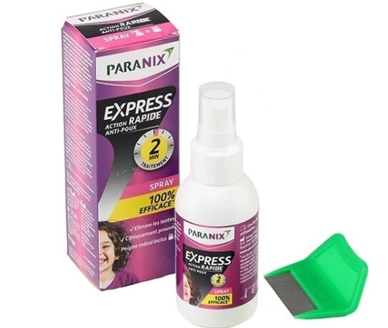 Paranix Promo Express Rapid Action Anti-Lice "2 Minute Treatment" Lice Spray 95Ml & Lice Comb