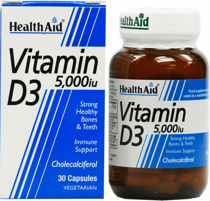 Hp Vitamin D3 5000Iu 30 Capsules
