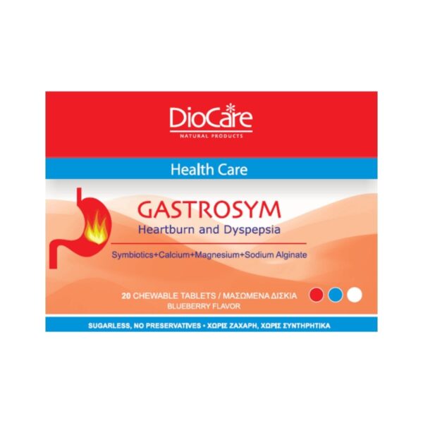Diocare Gastrosym Chewable Tablets 20's 1pc