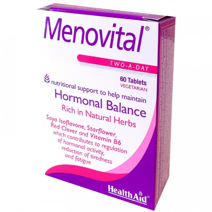 Health Aid Menovital for Hormonal Balance 60 Tablets