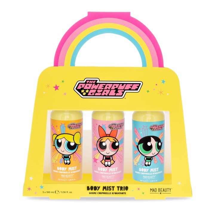 Mad Beauty Powerpuff Girls Body Mist Set 3x100ml