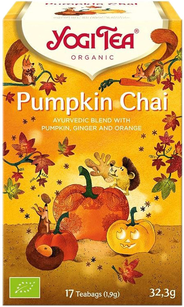 YOGI TEA PUMPKIN CHAI BIO 17X