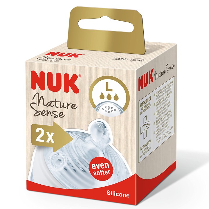 Nuk Nat.Sense Teat Sil Large (2/Box)