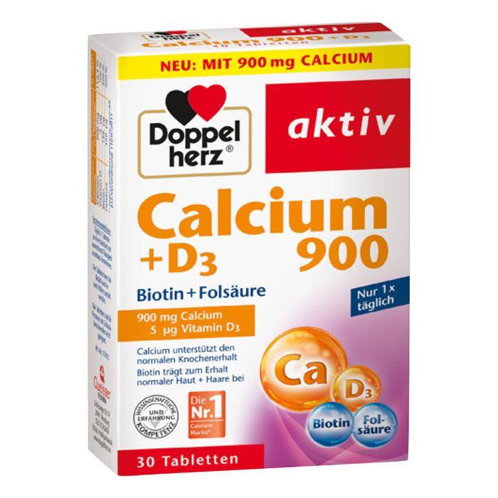 Doppelherz Calcium 900Mg + D3 5Mg 30 Tablets