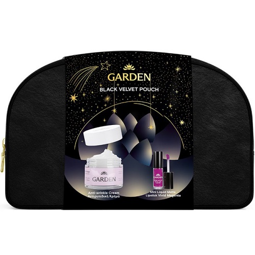 GARDEN FESTIVE SET BLACK VELVET POUCH