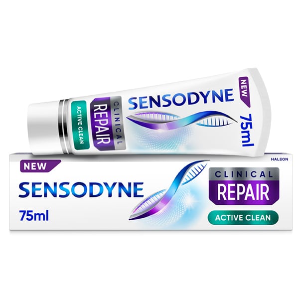 Sensodyne Clinical Repair Active Clean Fluoride, Toothpaste, 75Ml