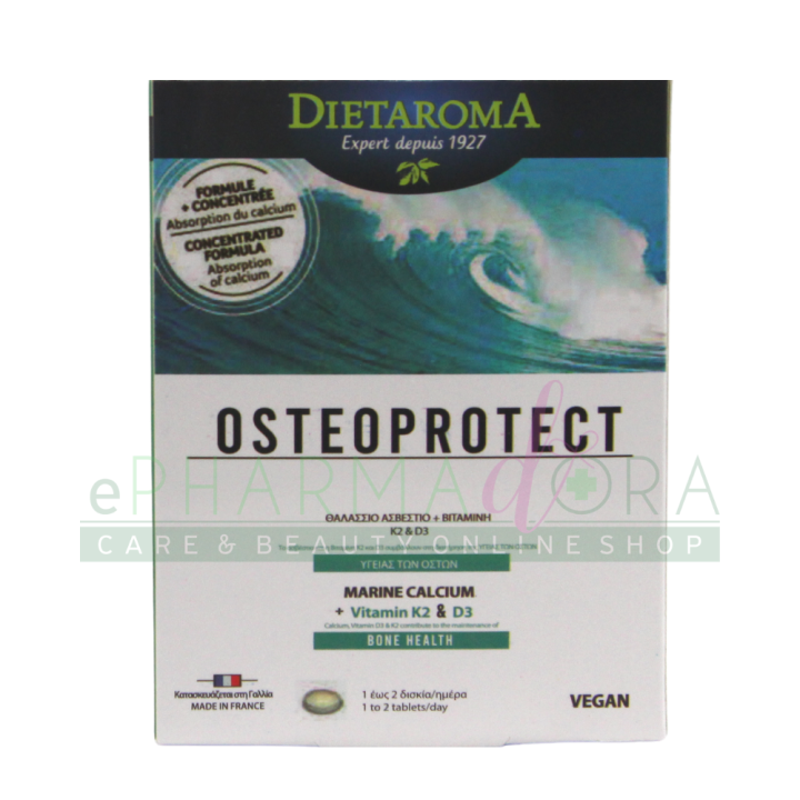 Dietaroma Osteoprotect Calcium Marin + K2 +D3 Tablets x30