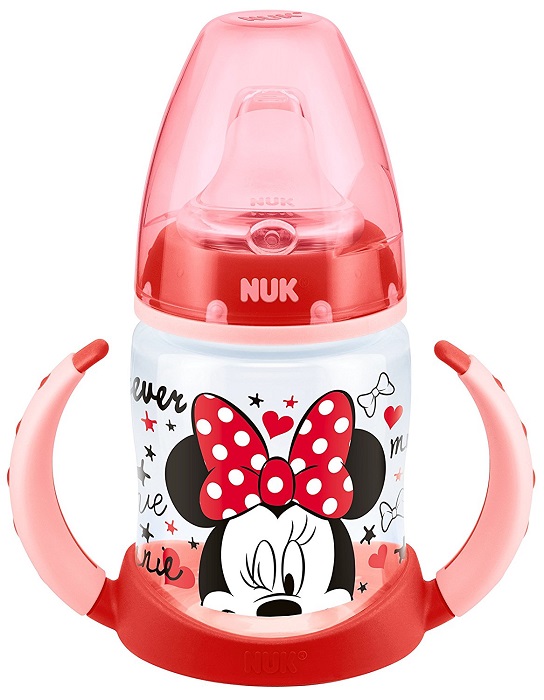 Nuk First Choice Plus Disney 6-18M With Silicone Spout, Minnie-Red (10.743.829) 150Ml