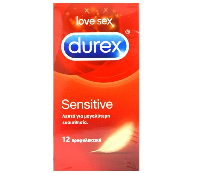 Durex Sensitive Condoms 12 Pieces