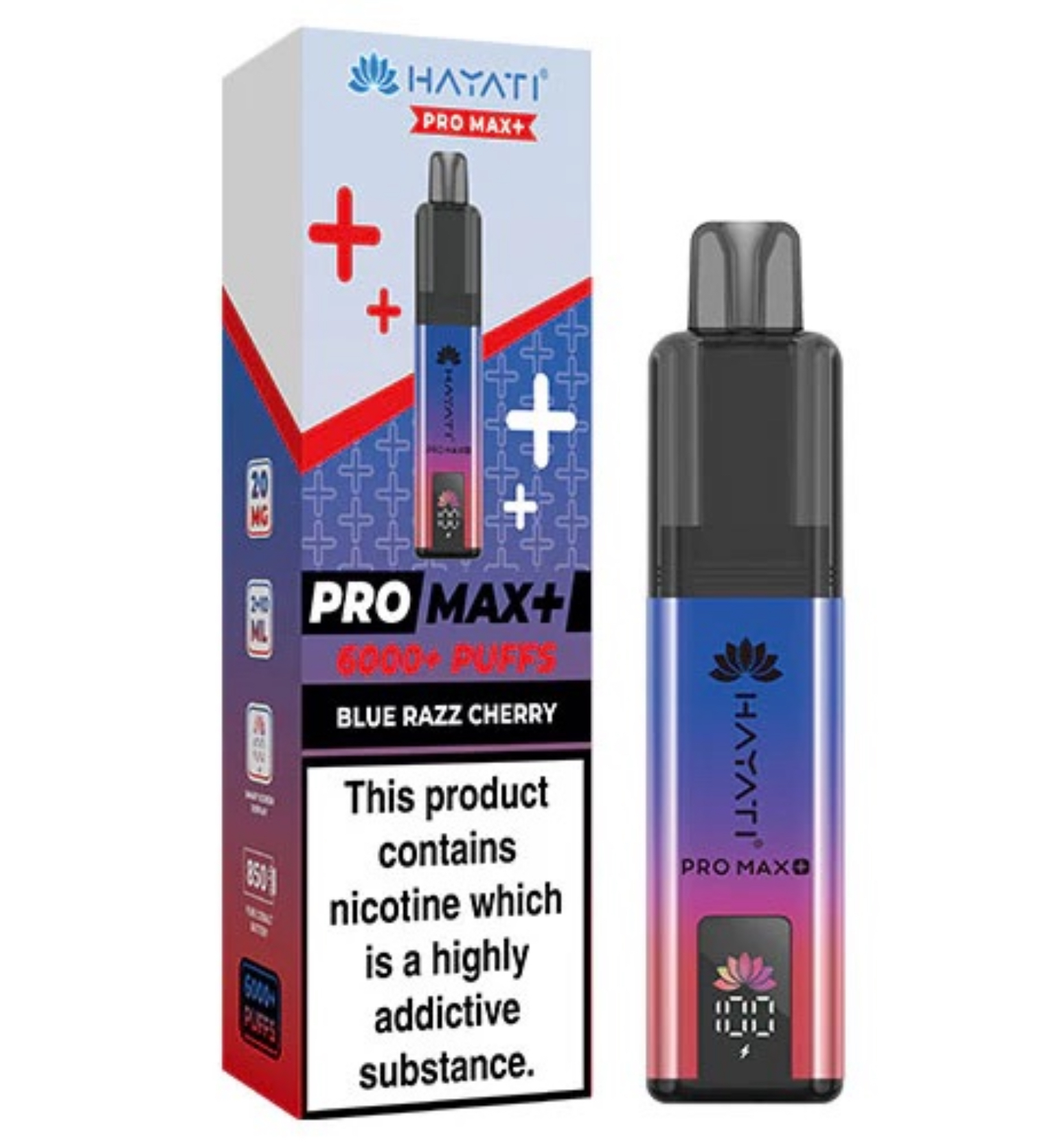 HAYATI Pro Max Pod Kit Blue Razz Cherry