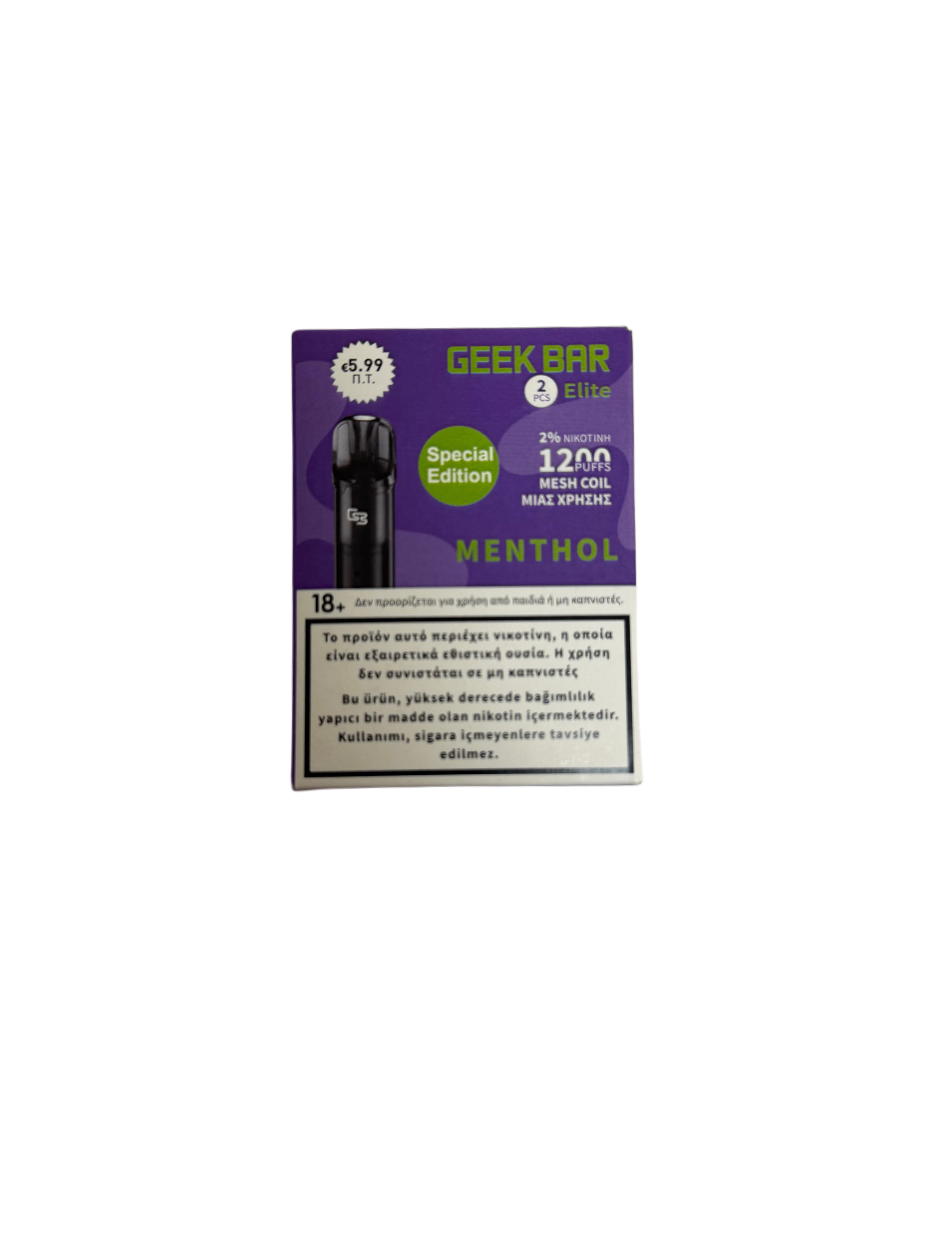 Geek Bar Pods Menthol