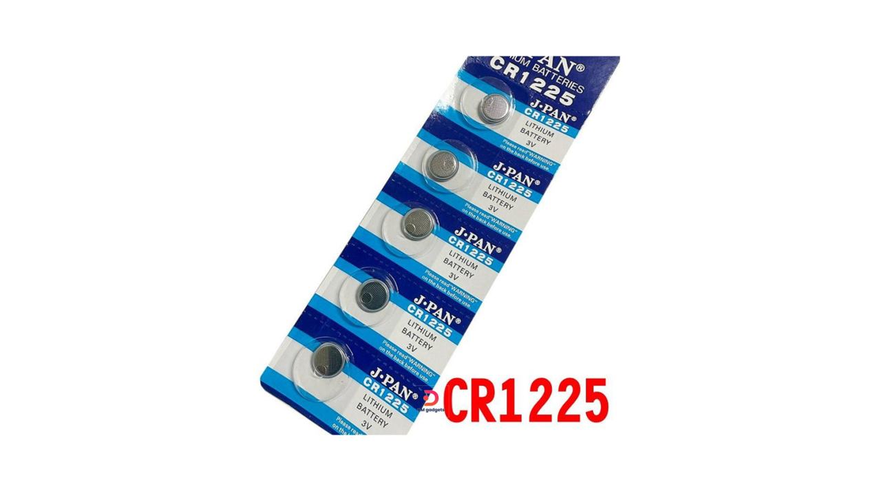 628S#J-PAN®CR1225 Lithium Batteries – 3V – 5 pcs