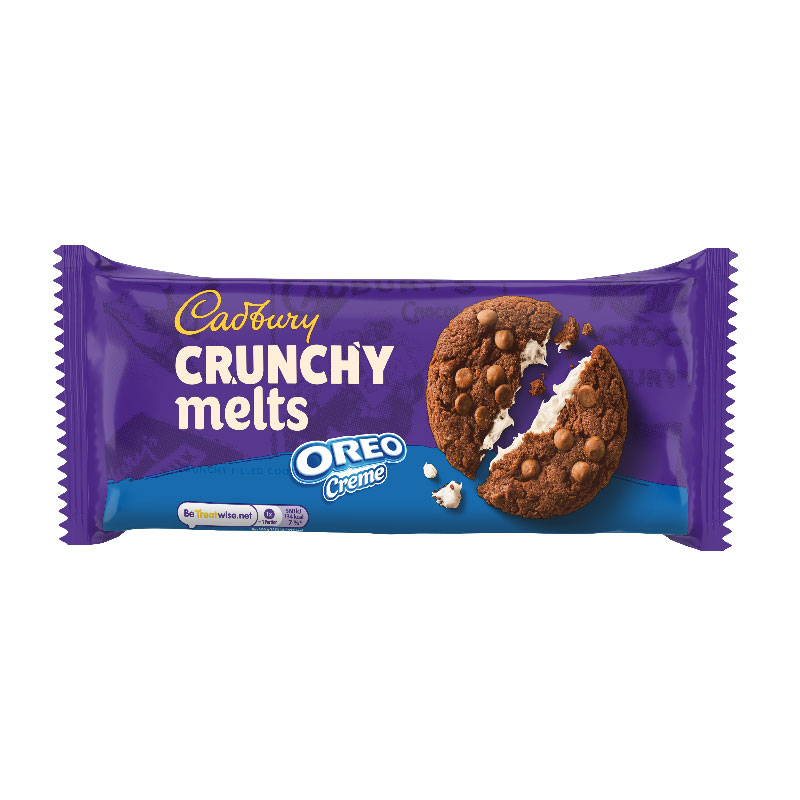 CADBURY Crunchy Melts Oreo Crème 156G