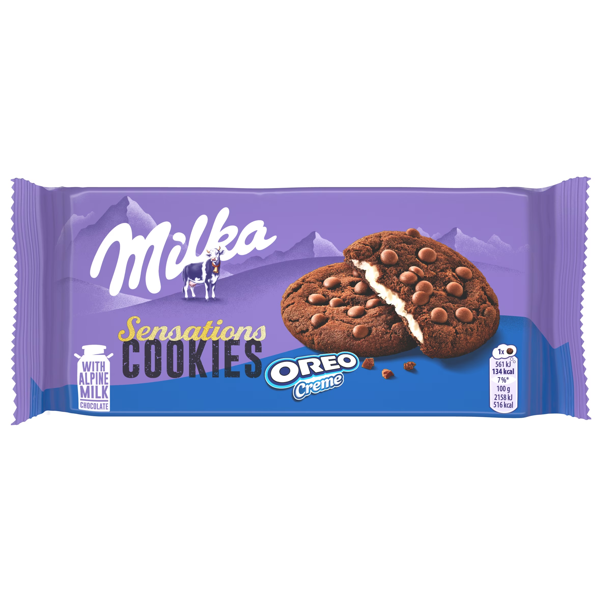MILKA Sensations Cookies Oreo Crème 156G