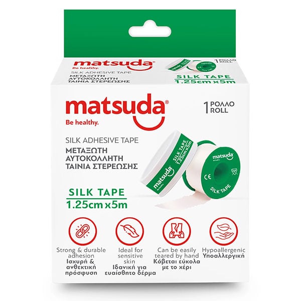 Matsuda Silk Adhesive Tape 1.25Cm X 5M