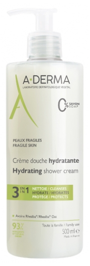 A-Derma 3-In-1 Moisturizing Shower Cream 500Ml