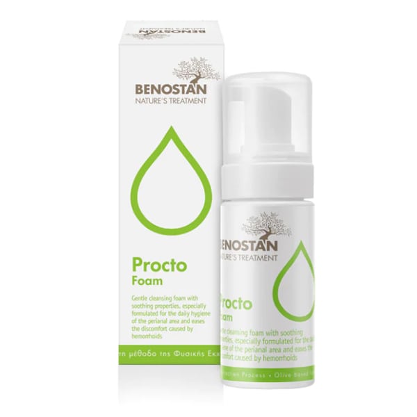 Benostan Procto Foam Cleansing Foam Against Hemorrhoids, 100Mlbenostan