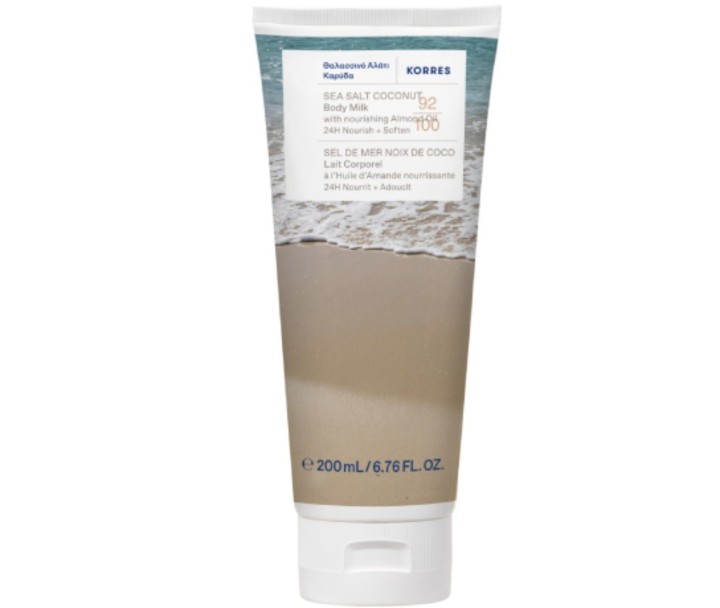 Korres Seasalt Coconut Body Milk With Sea Salt & Coconut, 200Ml