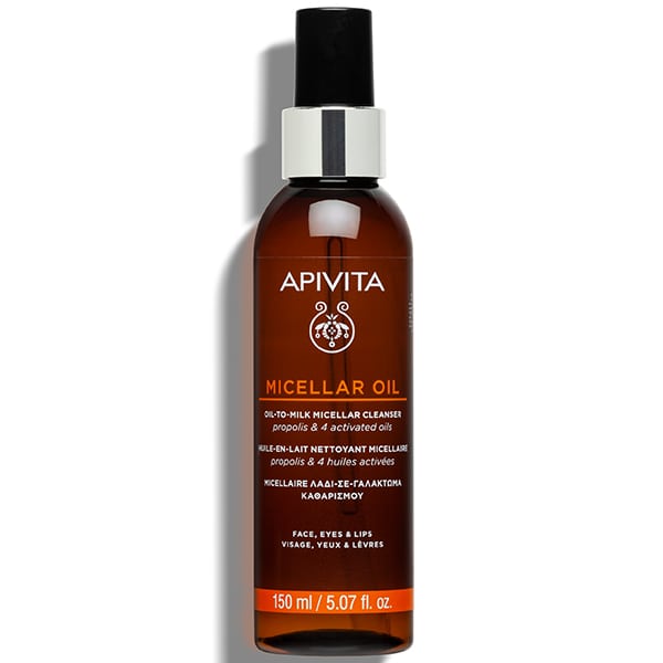Apivita Micellaire Oil Cleansing Milk For Face, Eyes & Lips, 150Mlapivita