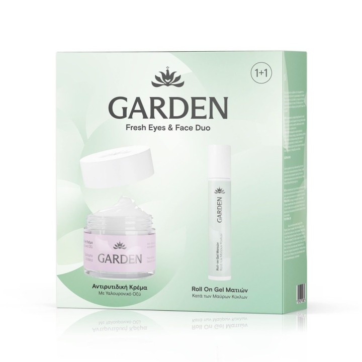 Garden Set No 8 Face Duo Total Eyes & Face Anti-Wrinkle Cream 50Ml + Roll-On Gel Eyes 20Ml Gift Set