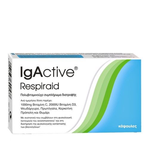 Igactive Respiraid 10 Capsules – Respiratory Support Supplement