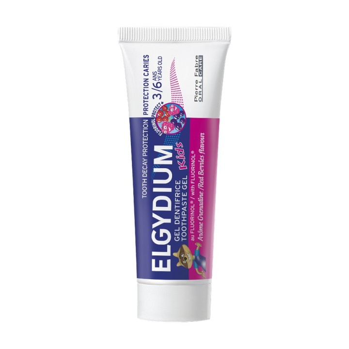 Elgydium Toothpaste Gel Kids Red Berries 50Ml