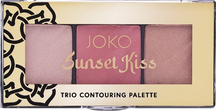 Joko Sunset Kiss Contouring Palette - Blush, Highlighter and Bronzer