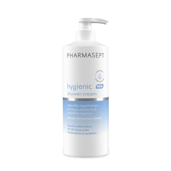 Pharmasept Hygienic Shower Cream Creamy Shower Gel for Body, Face & Sensitive Area 500ml