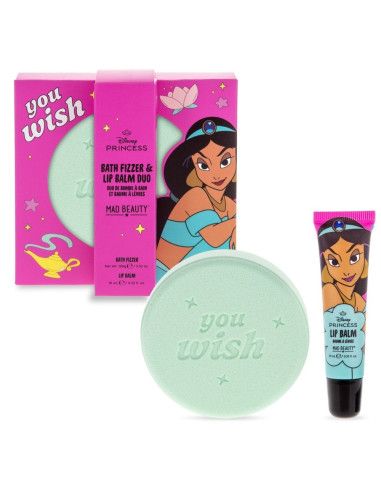 MAD BEAUTY PRINCESS YOURSELF BATH FIZZER & LIP BALM JASMINE