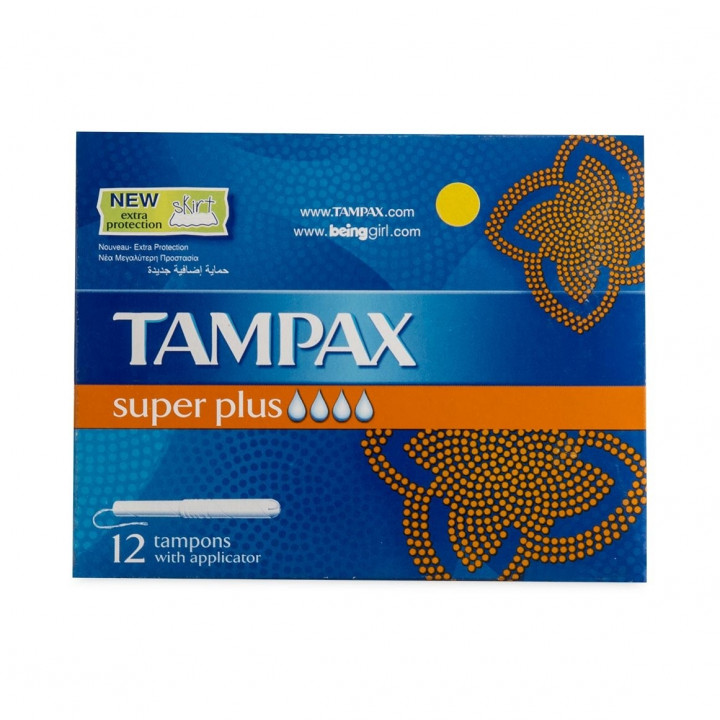 Tampax Super Plus Tampons 12