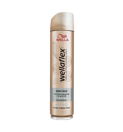 Wella Shiny Ultra Strong Hold Hairspray Styling 250Ml