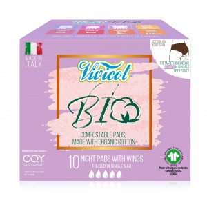 Vivicot Bio Day Pads With Wings 14pcs