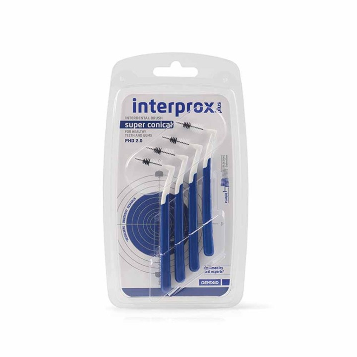 Interprox Super Conical Plus interdental brushes 2.0 mm x4