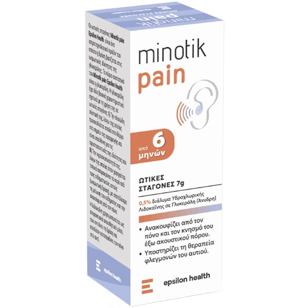Epsilon Health Minotik Pain Ear Drops, 7g