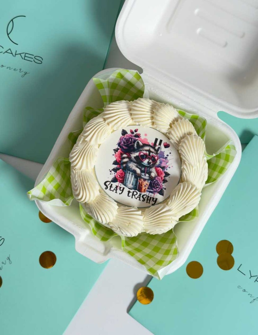 BENTO CAKE - FUN STATEMENT BENTO: Stay Trashy Bento