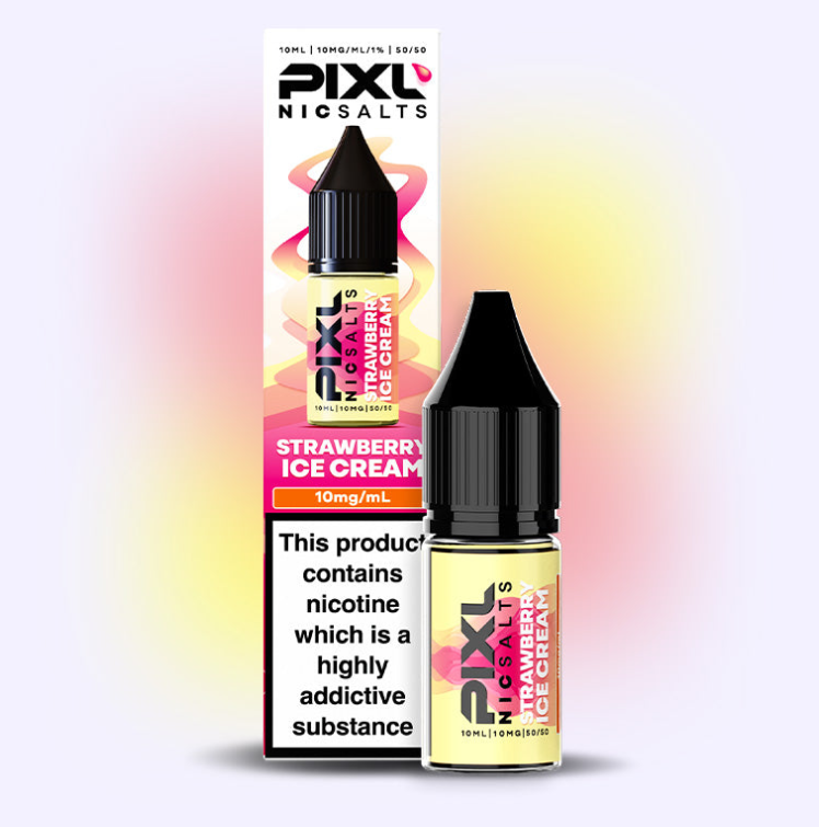 Pixl Nic Salt - Strawberry Ice Cream
