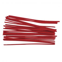RAYHER CHENILLE PIPE CLEANER STICKS 6MM/30CM 25PCS RED