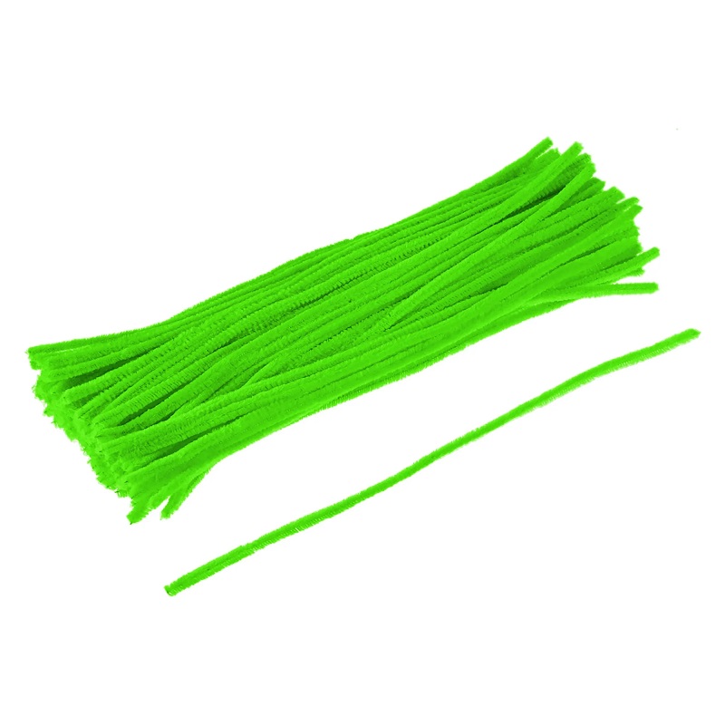 RAYHER CHENILLE PIPE CLEANER STICKS 6MM/30CM 25PCS LIGHT OLIVE