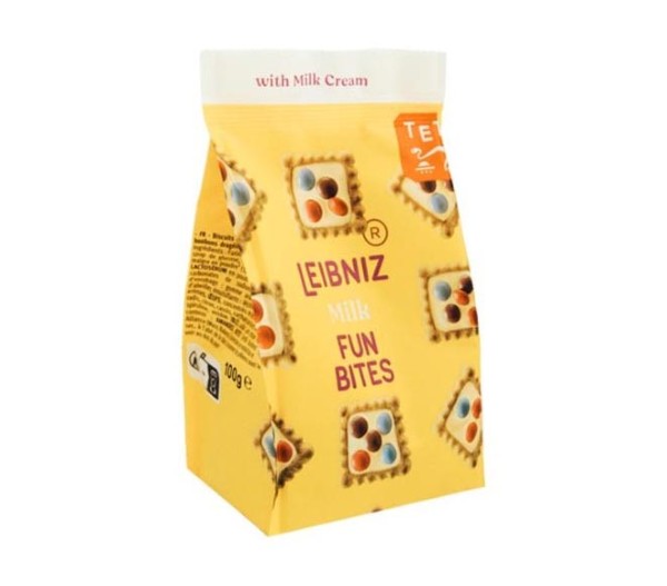 Leibniz Milk Fun Bites Biscuits 100G - Milk Cream