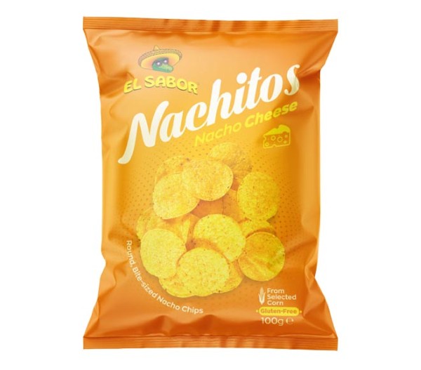 El Sabor Nachitos Chips 100G - Cheese